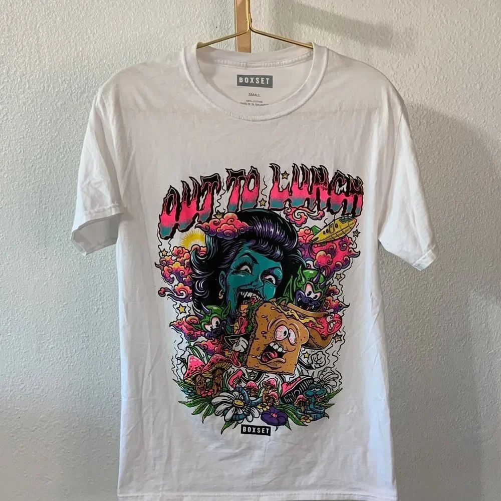 Box Set "Out to Lunch" Graphic T-Shirt- Small